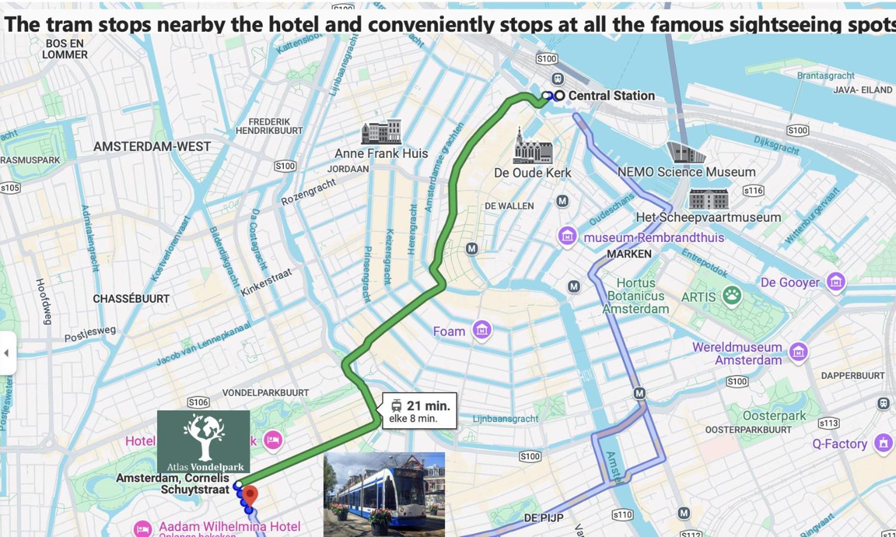 Hotel Atlas Vondelpark Amsterdam Ngoại thất bức ảnh